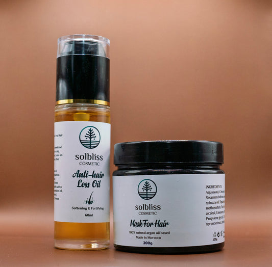 Hair Care Duo Pack – Anti-Hair Loss Oil & Intense Repair Hair Mask